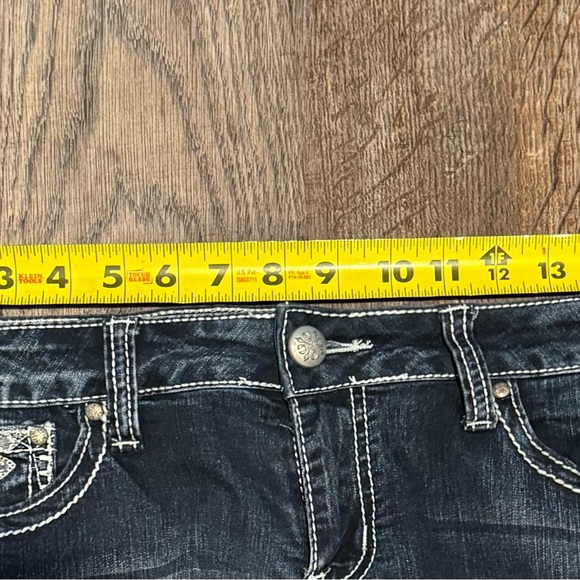 Love Indigo Premium capri blue jeans women’s size 8 - Picture 8 of 9